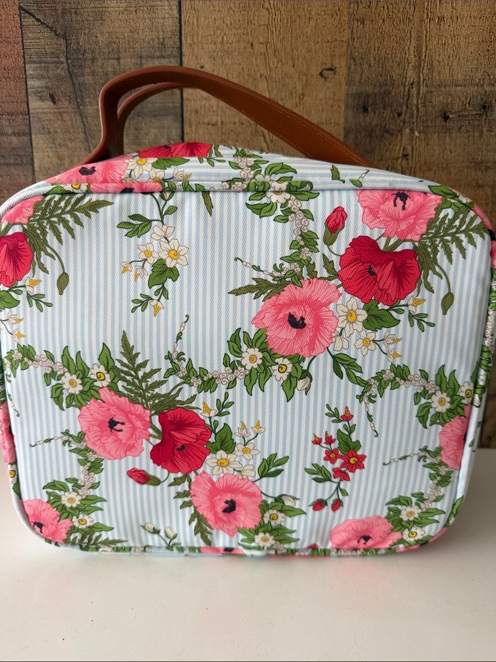 Floral Print Hanging Travel Toiletry Bag/ Cosmetic Travel Toiletry Organizer
